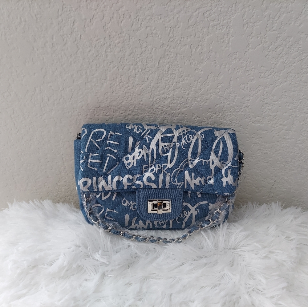 Blue jean purse